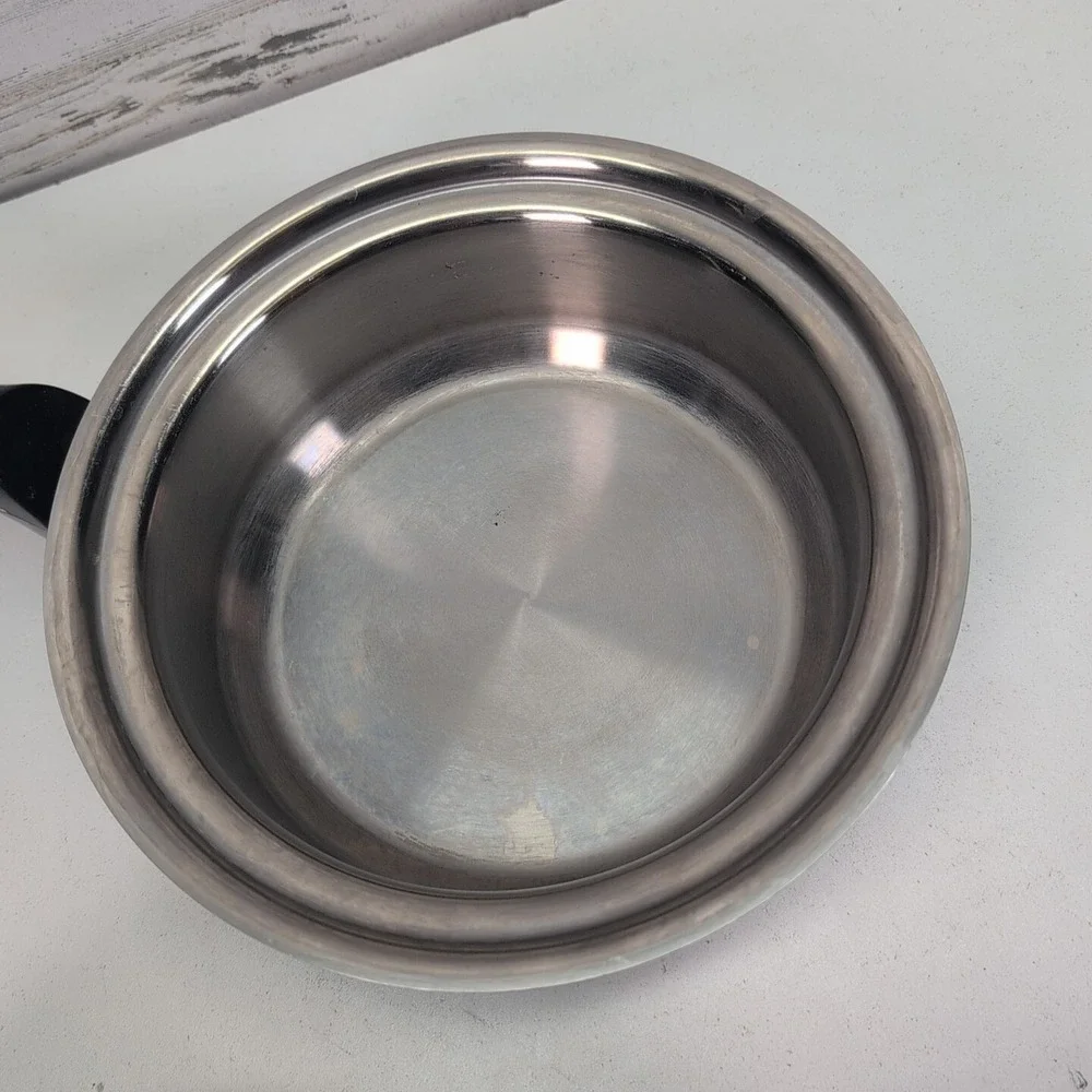 Kitchen Craft by West Bend 1‎ qt. Stainless Steel Saucepan with Steam Vent Lid.